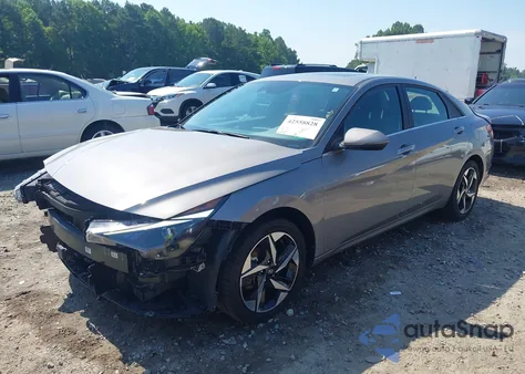 2022 Hyundai Elantra Sel из США, поврежденный, VIN KMHLN4AG2NU344748